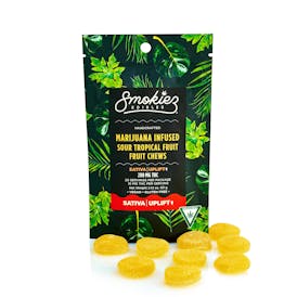 Sour Tropical Fruit | Sativa Uplift | 200mg THC Fruit Chews - MI