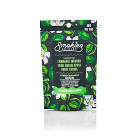 Sour Green Apple | 200mg THC Fruit Chews - MI