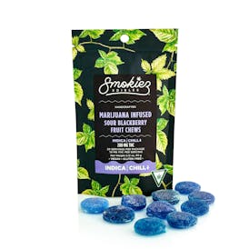 Sour Blackberry | Indica Chill | 200mg THC Fruit Chews - MI