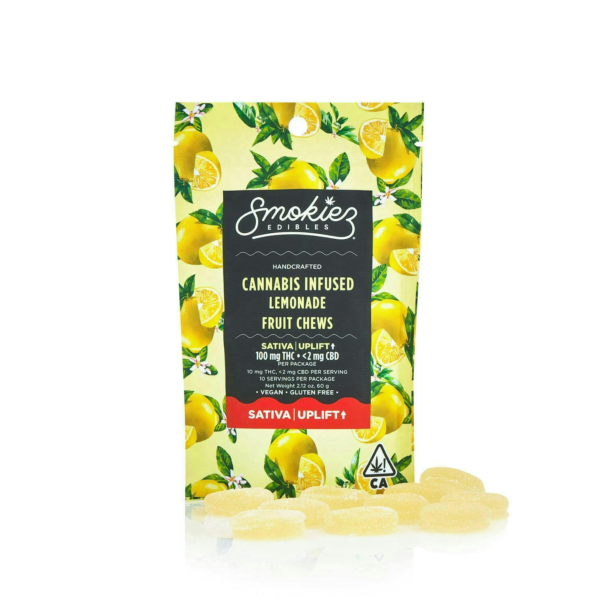 Smokiez Edibles: Lemonade Gummies - 100mg - 10ct - 10mg/ea
