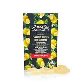 Smokiez Sour Lemonade SATIVA 100mg THC Fruit Chews - CA