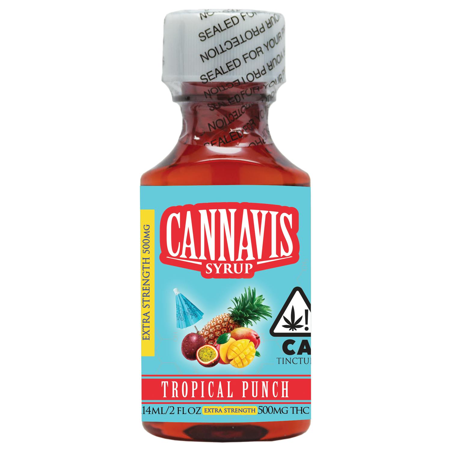Tropical Punch Syrup Tincture Bottle