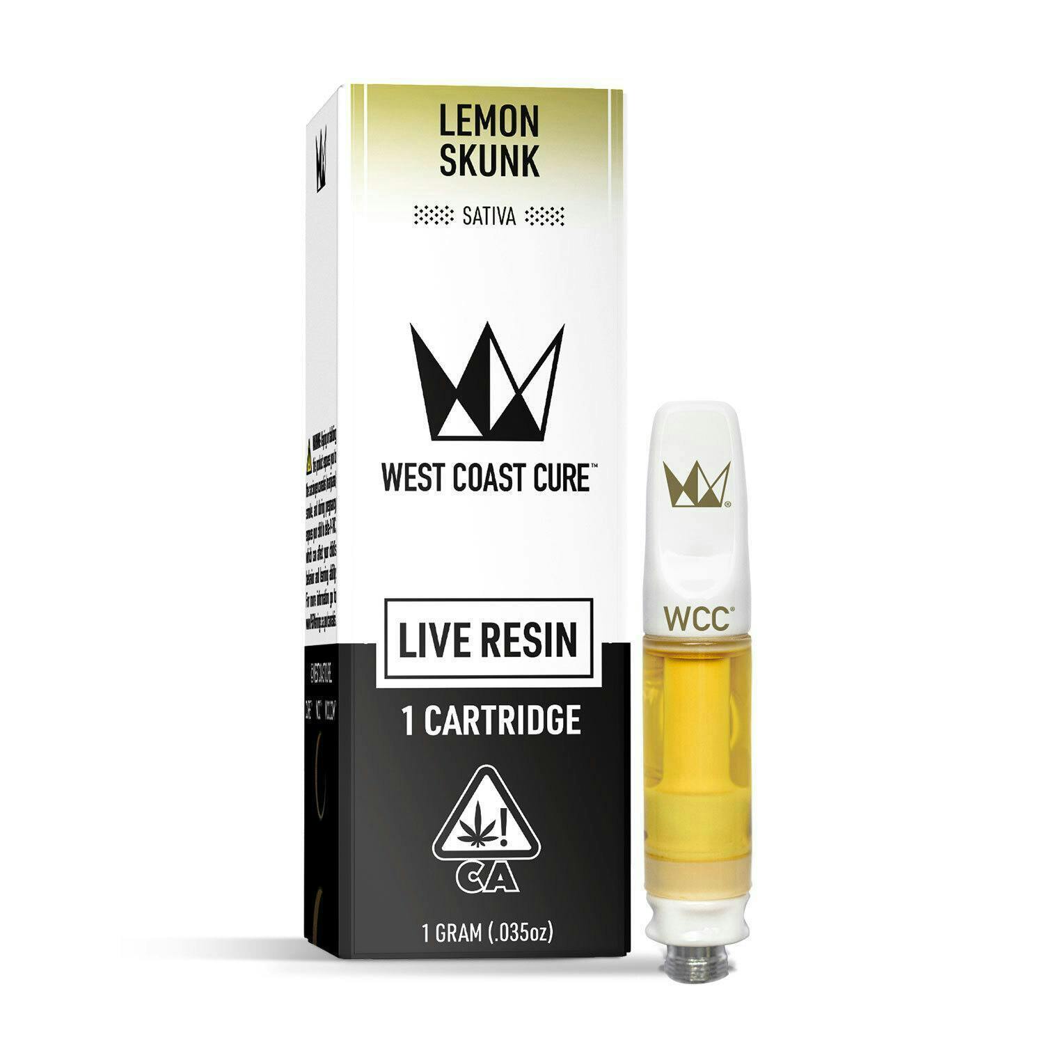 Lemon Skunk Live Resin Cartridge - 1g - West Coast Cure