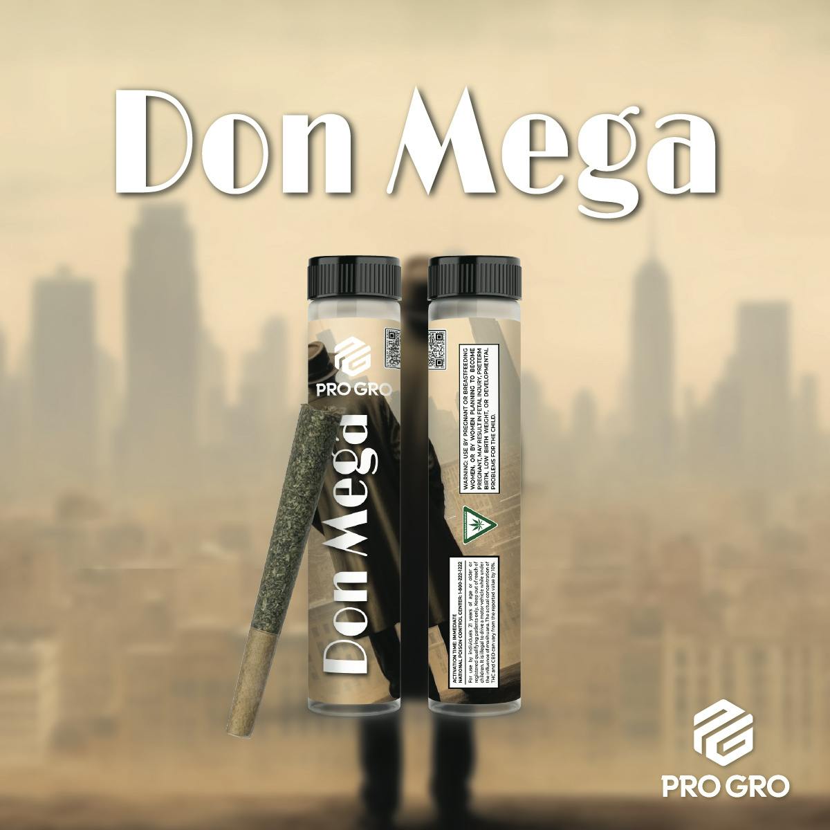 Don Mega Pre Roll 1g Pro Gro