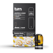 Turn - 1.0g pod | peaches n cream | botanica blends | down |