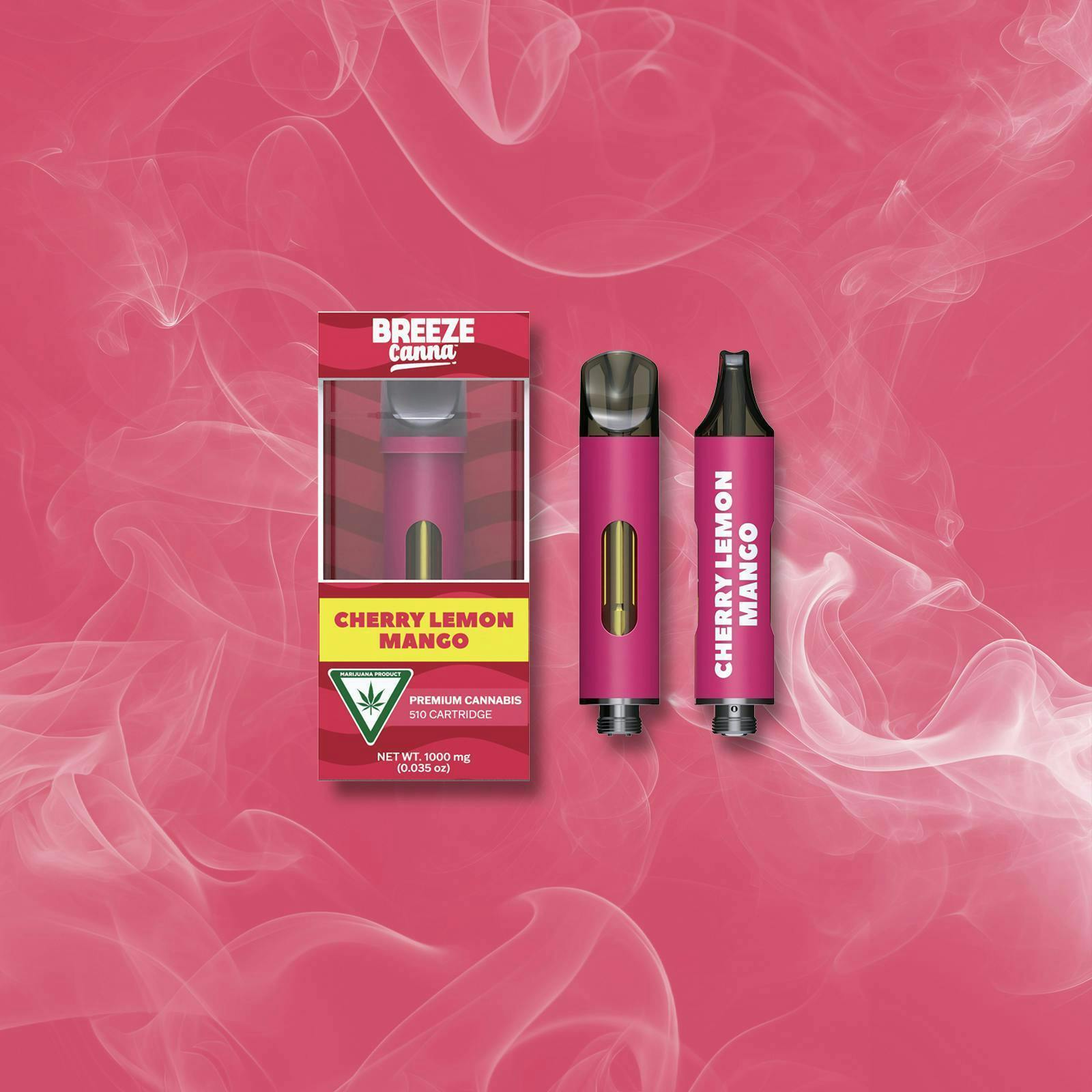 BREEZE Canna | Cherry Lemon Mango | Classic Cartridge | 1g by BREEZE Canna