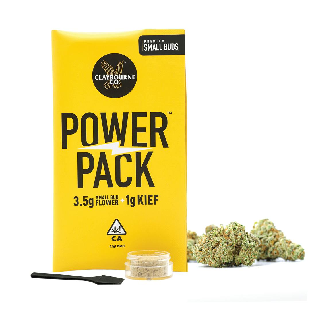Strawberry Cough (3.5g) + Kief (1g) Claybourne Co.