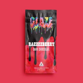 Glaze | Razzzzberry Dark Chocolate Bar | 100mg