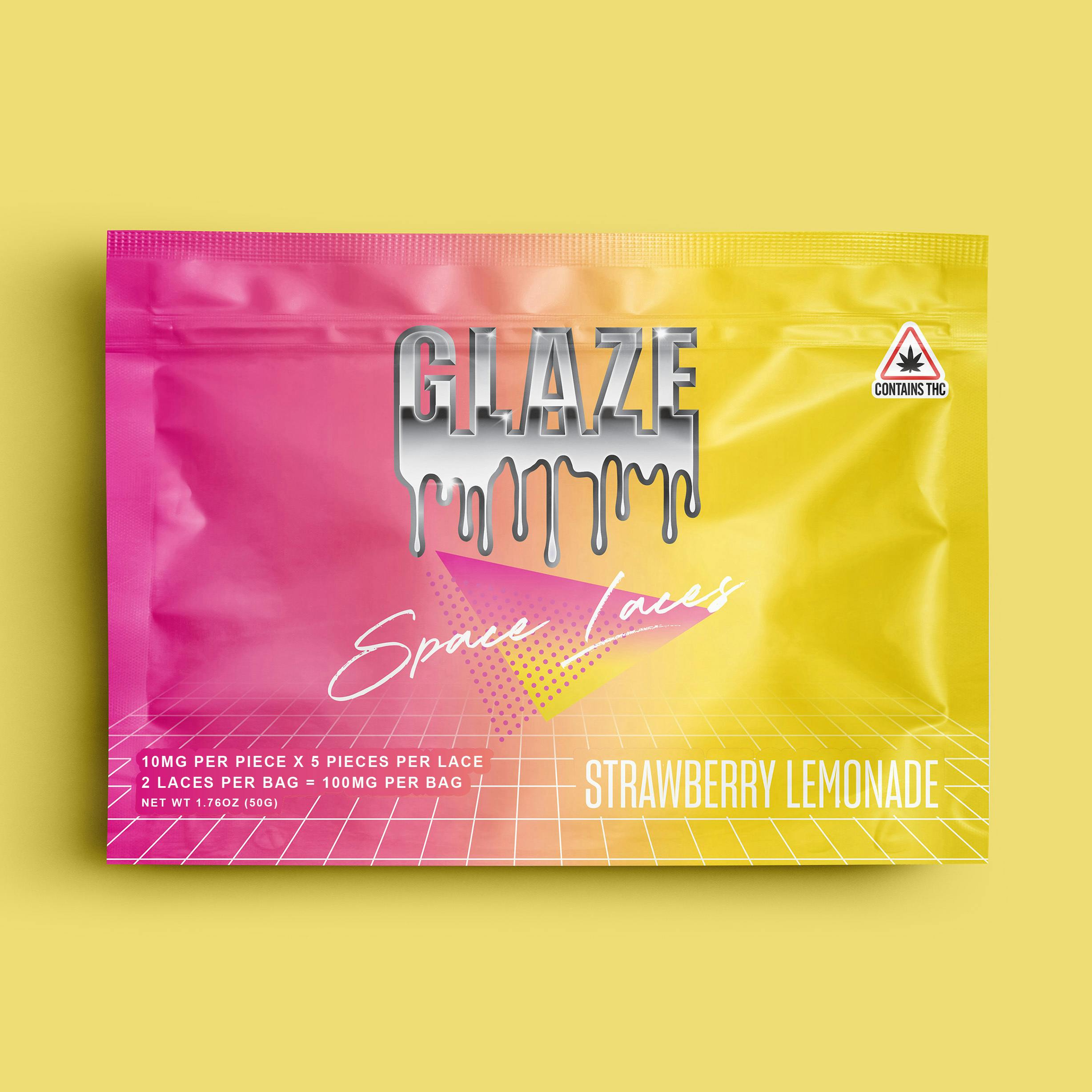 Glaze | Strawberry Lemonade Space Laces | 100 mg by Glaze