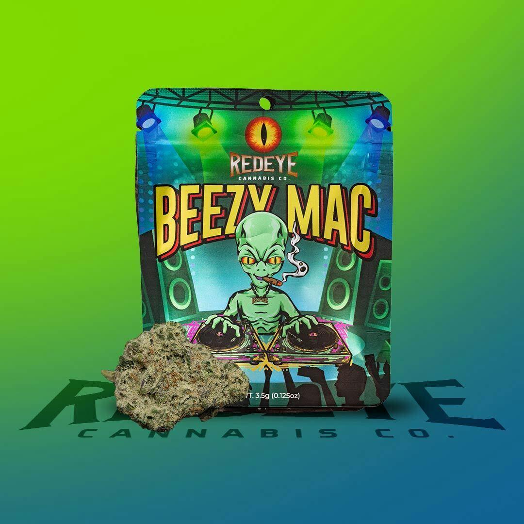 Redeye Cannabis: BeezyMac aka CAPJUNKY 3.5g Package by Redeye Cannabis