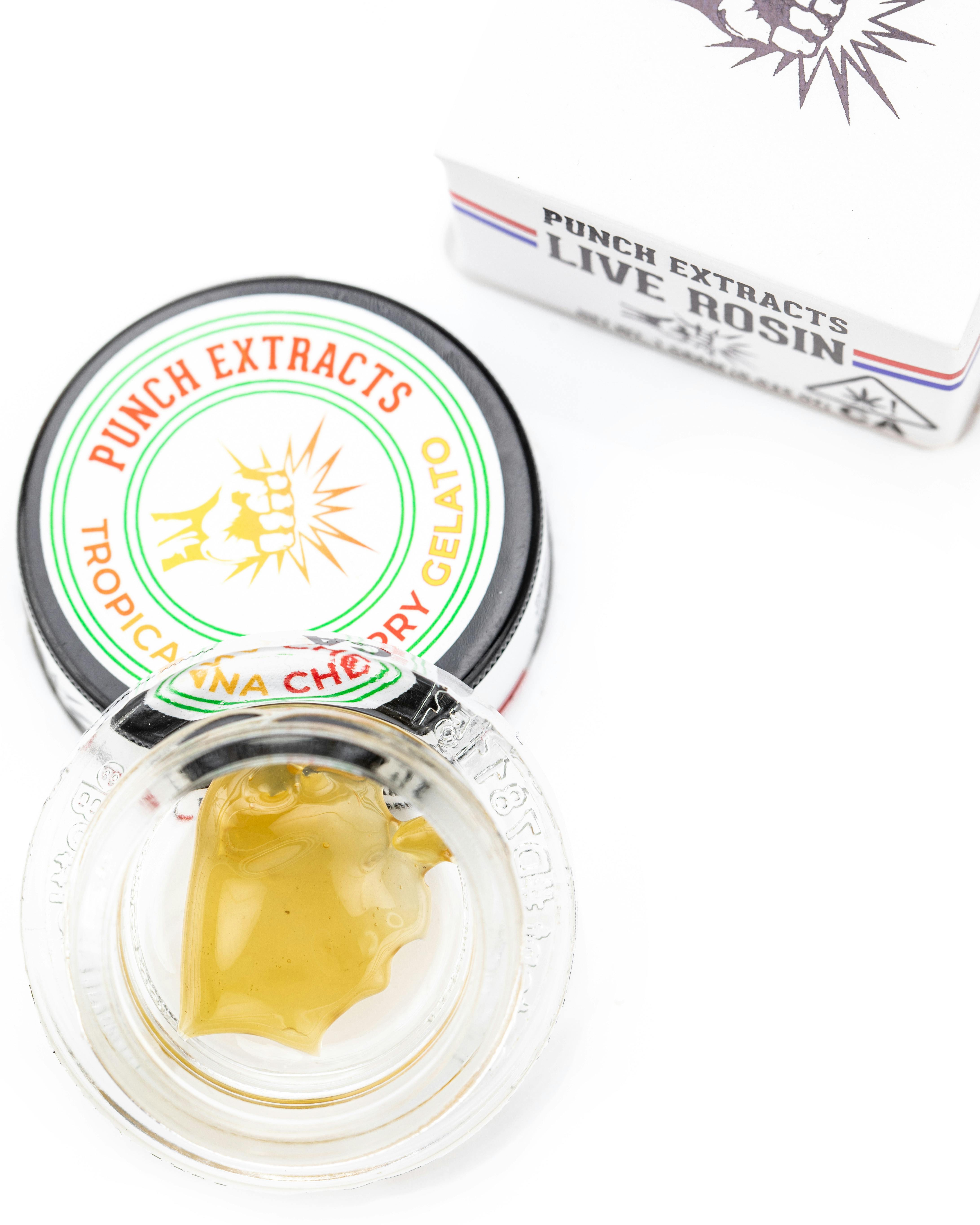 Punch Edibles & Extracts Punch Live Rosin Tropicanna Cherry Gelato