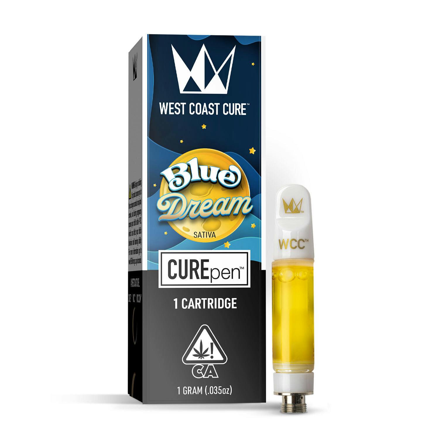 Blue Dream CUREpen Cartridge - 1g - West Coast Cure