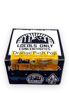 Locals Only Concentrates - Orange Push Pop Live Wet Diamonds 1g