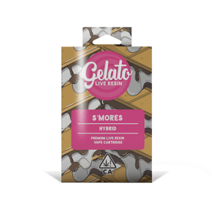 GELATO - S'mores - 1g Live Resin Cart (Gelato)