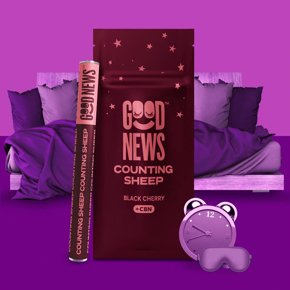 Counting Sheep Black Cherry Indica Disposable 500mg (FL) Good News