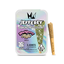 Blackberry Kush - Jefferey Infused Joint .65g 5 Pack