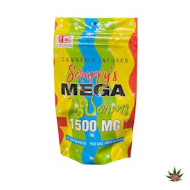 Scrappy's Mega Worms 1,500mg