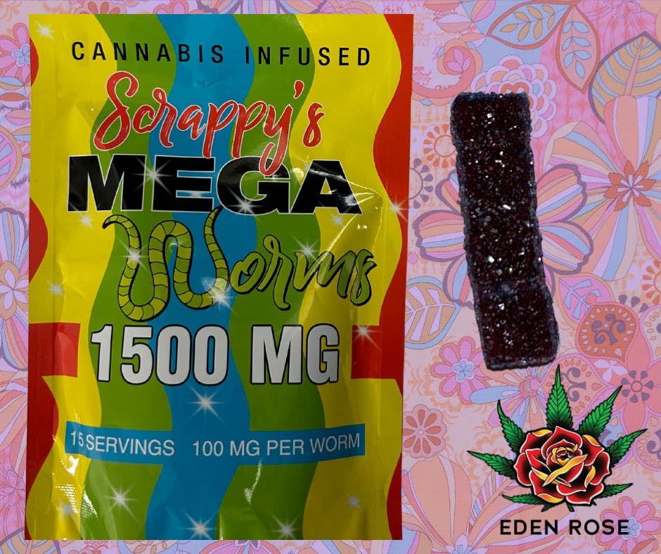 1500mg Scrappy Mega Worms