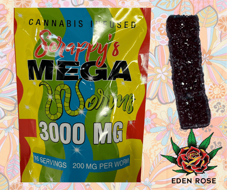 3000mg Scrappy Mega Worms