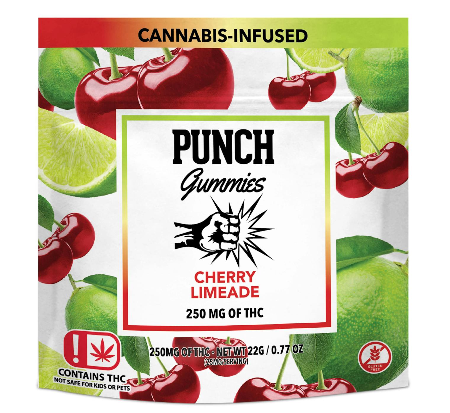 Cherry Limeade Gummies 250MG (OK) Punch Edibles & Extracts