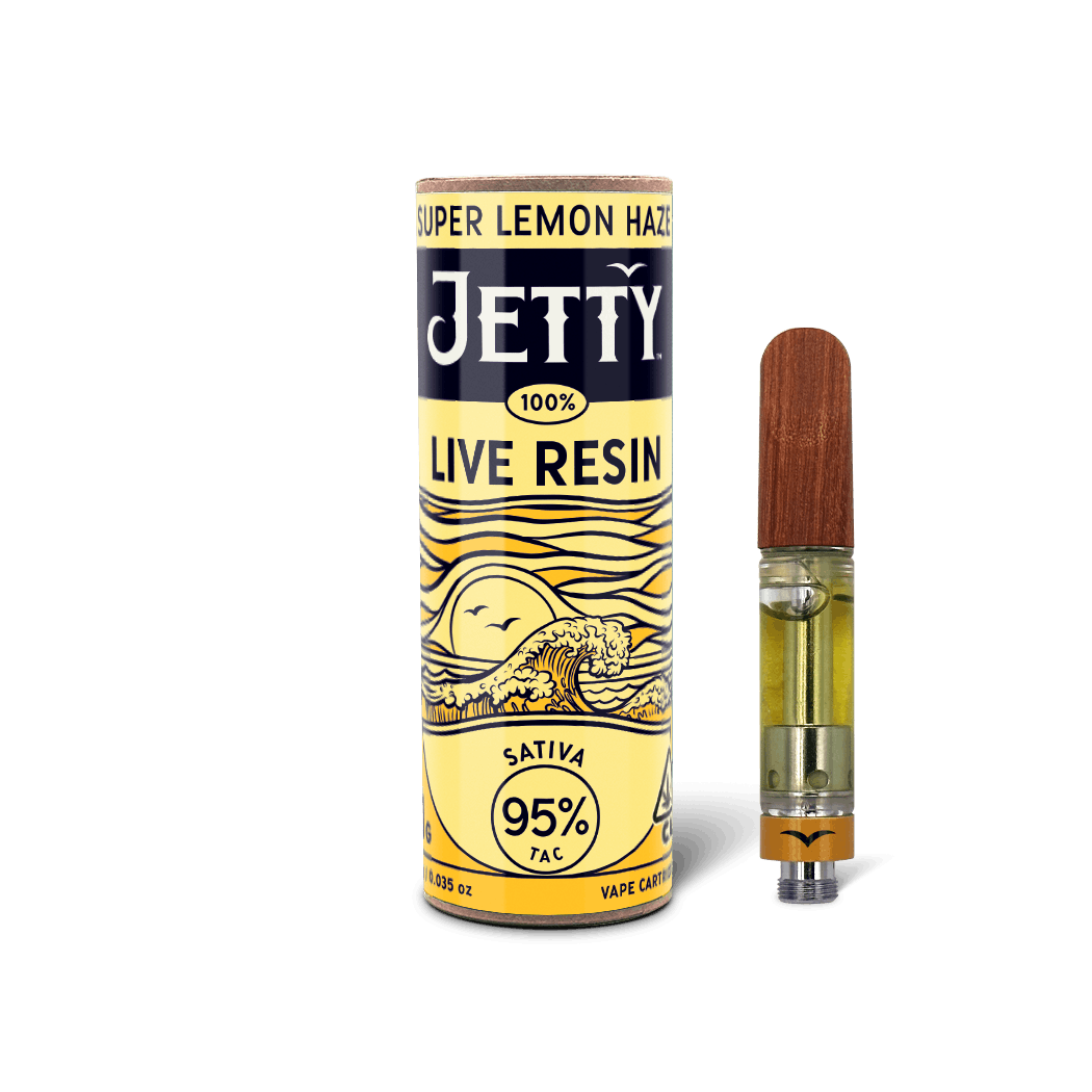 Super Lemon Haze 100% Live Resin Cartridge 1g - Jetty Extracts