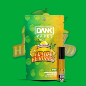 DANK - LEMON HEADBAND - 1G PREMIUM VAPE CARTRIDGE