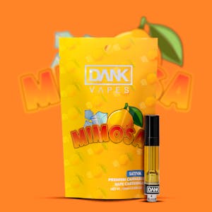 dank Vape - Dank Vapes - MIMOSA - 1G PREMIUM VAPE CARTRIDGE [ S ] THC% 90.28