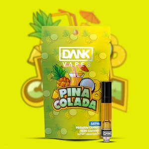 DANK - PIÑA COLADA - 1G PREMIUM VAPE CARTRIDGE