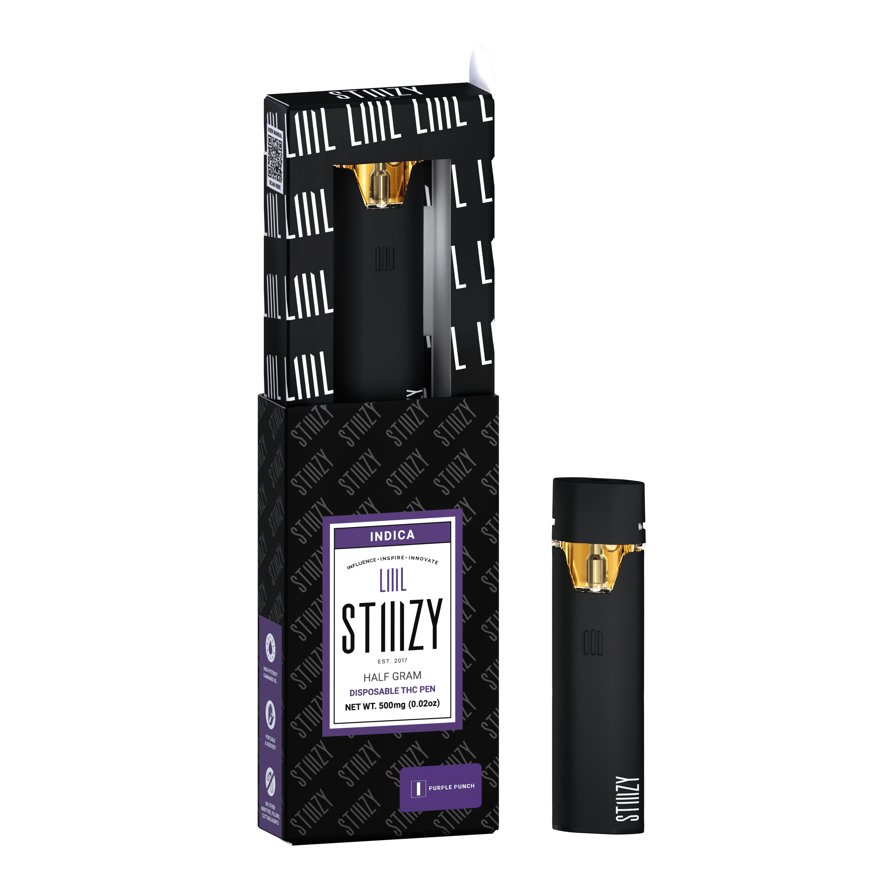 STIIIZY PURPLE PUNCH - LIIIL STIIIZY - IL — Disposables