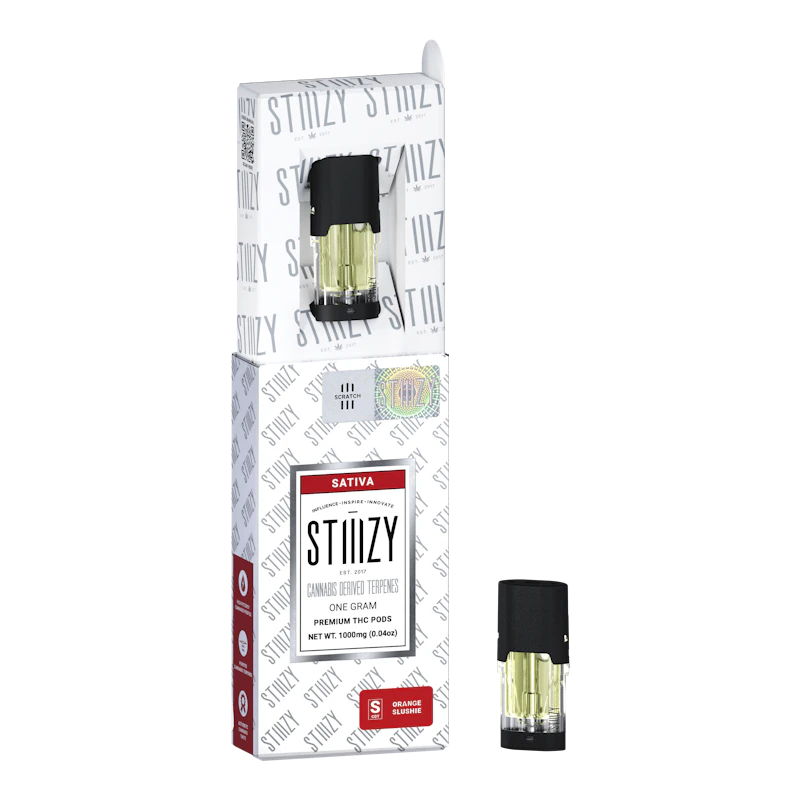 STIIIZY ORANGE SLUSHIE - CANNABIS DERIVED TERPENES POD 1G - IL, Cartridges