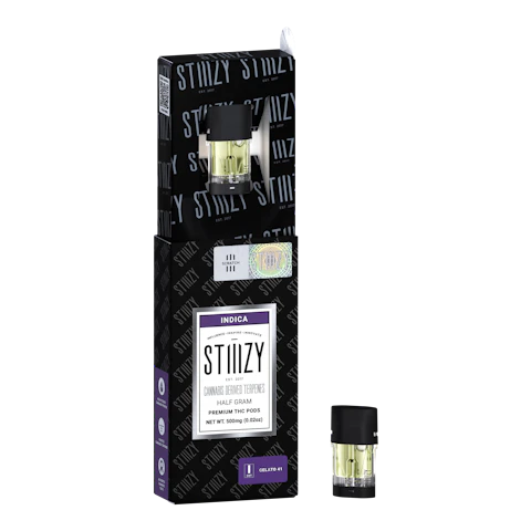 STIIIZY GELATO 41 - CANNABIS DERIVED TERPENES POD .5G - IL, Cartridges