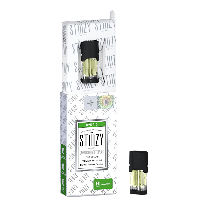 STIIIZY JEALOUSY - CANNABIS DERIVED TERPENES POD 1G - IL, Cartridges