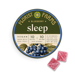 FLORIST FARMS - Sleep | Blueberry Gummies | 2pk