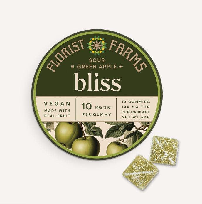 Green Apple Gummies 10ct 10mg/ea