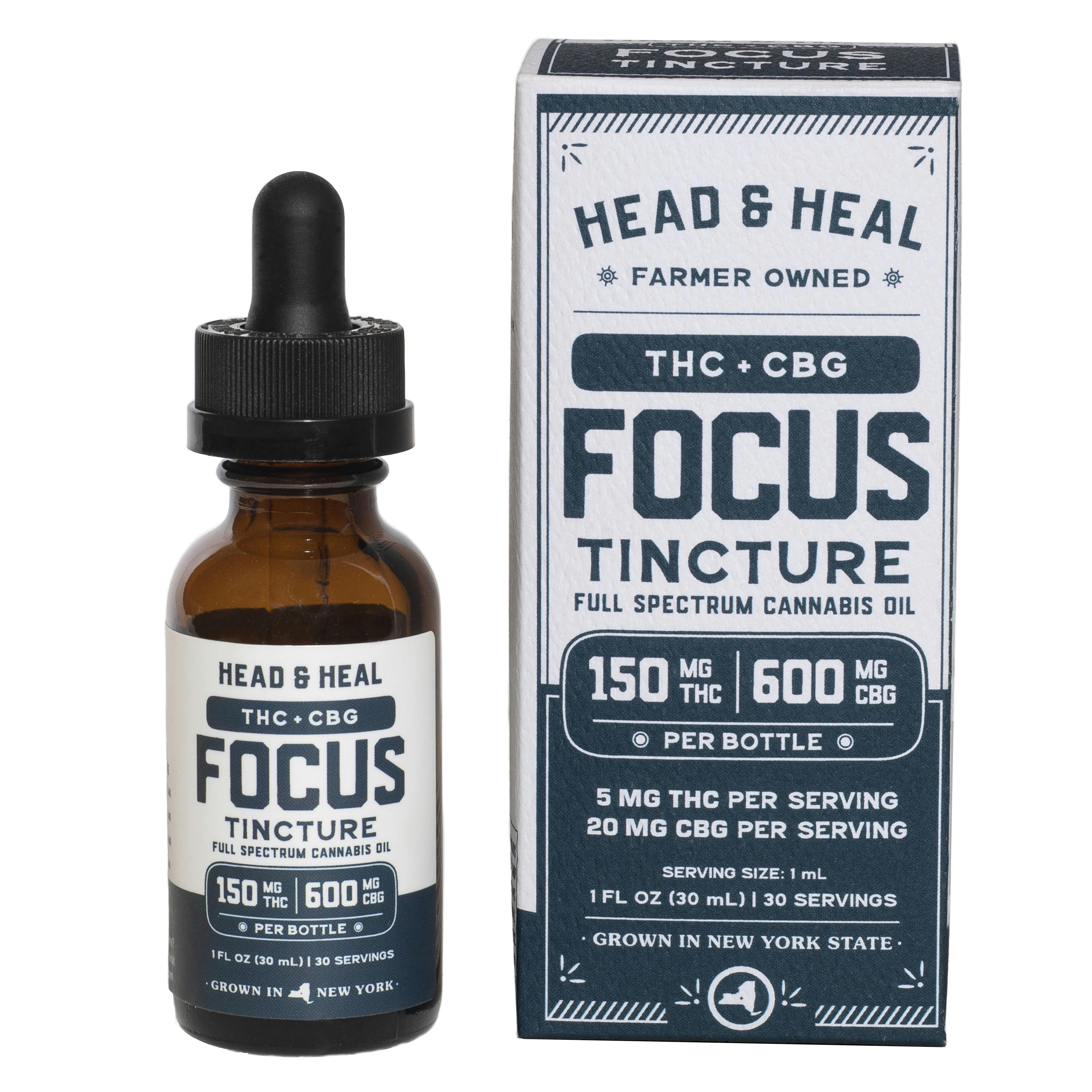 Focus - Tincture - THC:CBG 150mg:600mg
