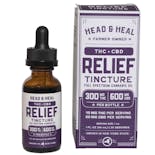 Relief Tincture THC:CBD 1:2 300mg:600mg 1 FL OZ | Head and Heal   -ee11
