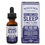 Sleep Tincture | THC:CBD:CBN 1:2:2 - 1 FL OZ | Head and Heal   -ff11