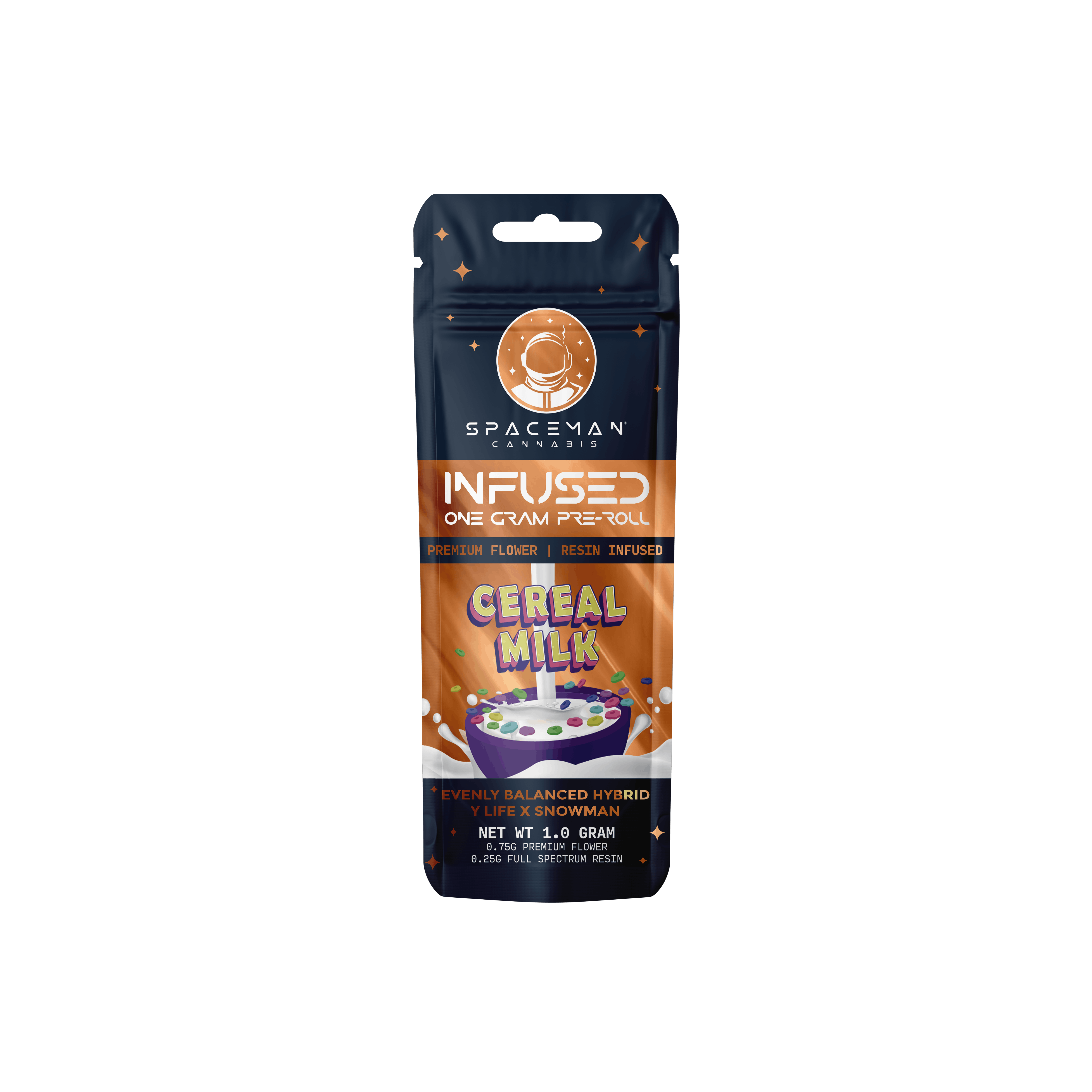 Spaceman Cannabis Spaceman 1g Resin Infused PreRoll Cereal Milk