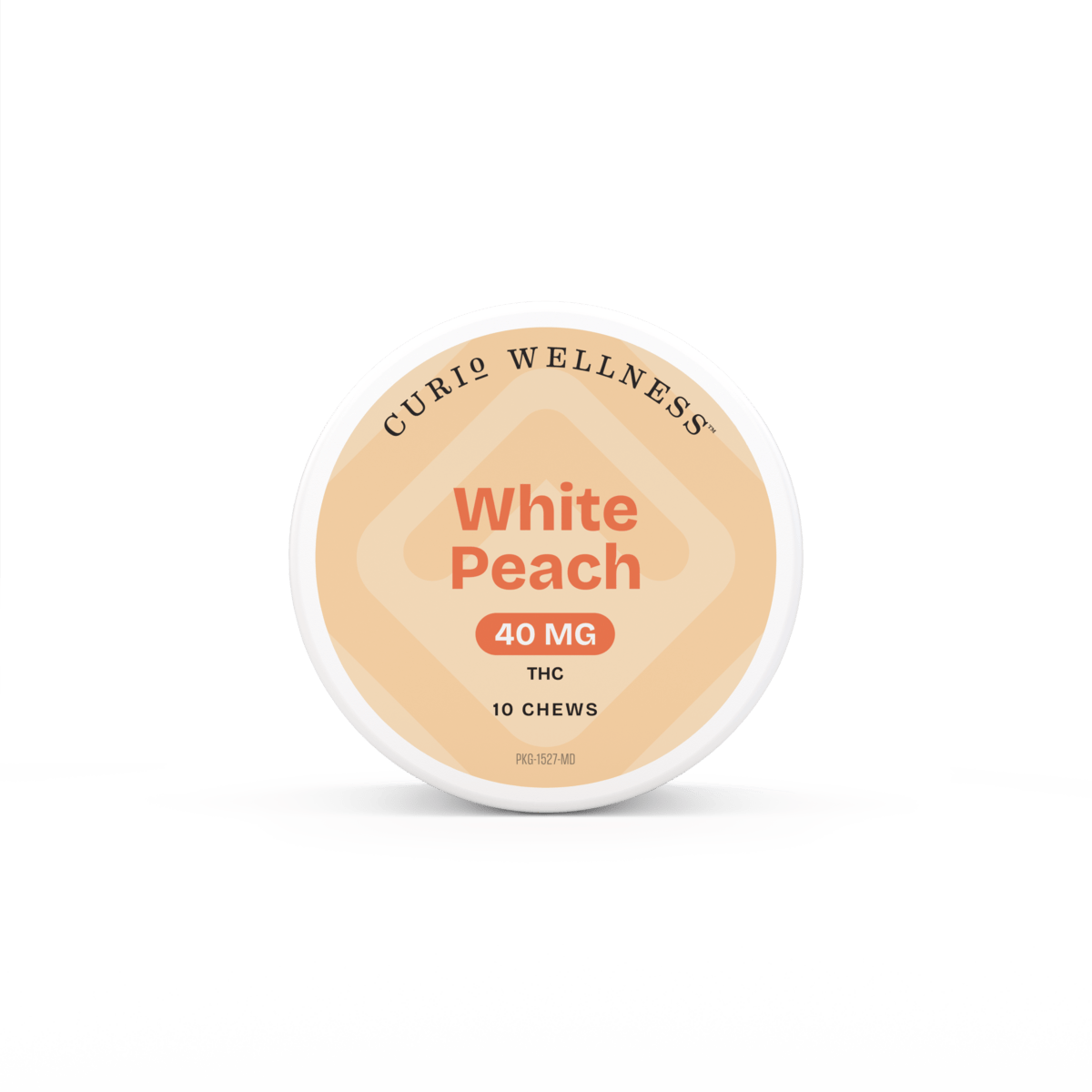 White Peach Chews [40mg] by Curio Wellness™