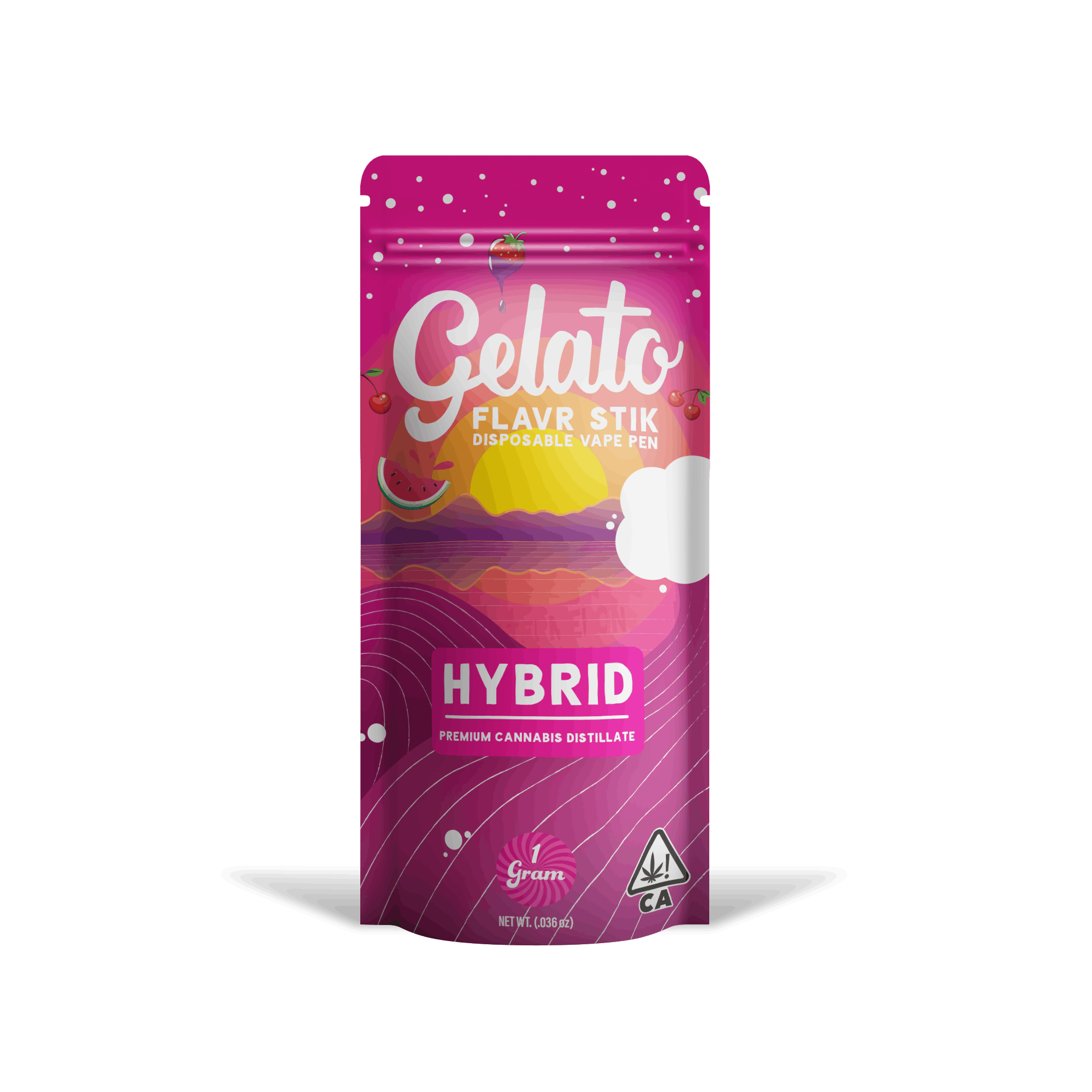 Strawberries and Cream Flavr Stick Gelato