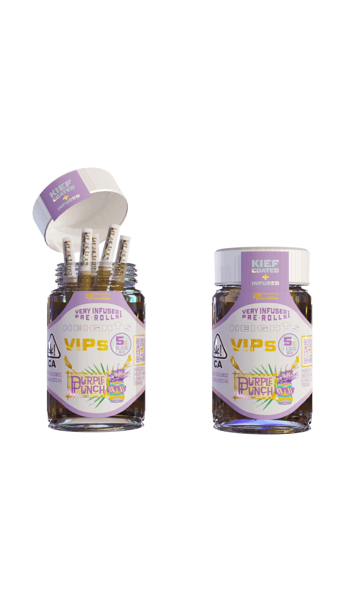 Heights Flower HEIGHTS VIPsPurple Punch 5pack 0.5g Very Infused Pre