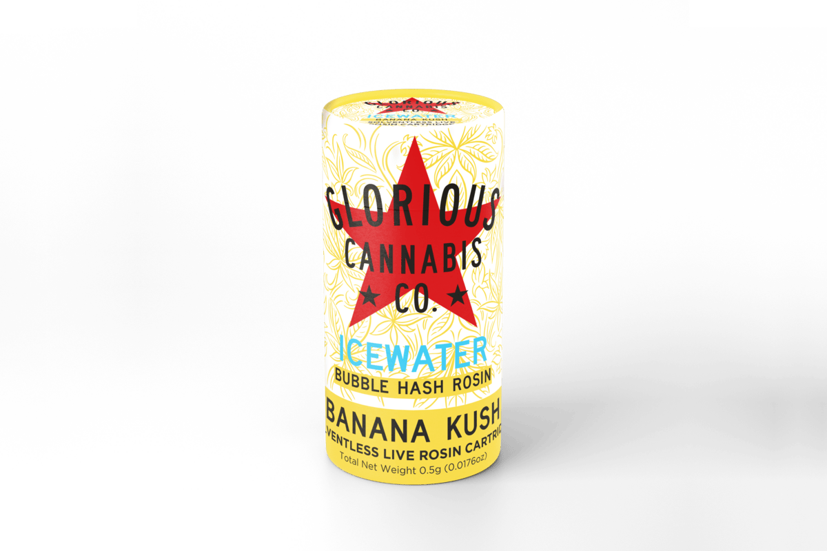 Hash Rosin Vape | Banana Kush | Glorious Cannabis Co. cannabis product