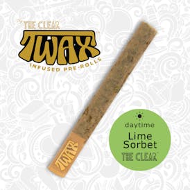 The Clear TWAX Infused Pre-roll 1g | Lime Sorbet