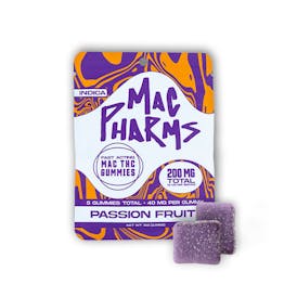 Mac Pharms I Passion Fruit I THC Gummies I 200mg