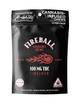 Fireball Whisky® 100mg THC Distillate Cannabis Gummies