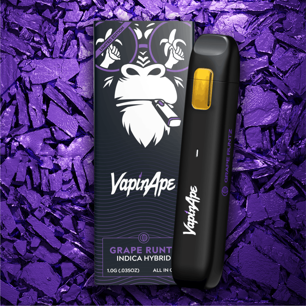 Vapin Ape Full Spectrum Disposable - Grape Runtz (Indica Hybrid 