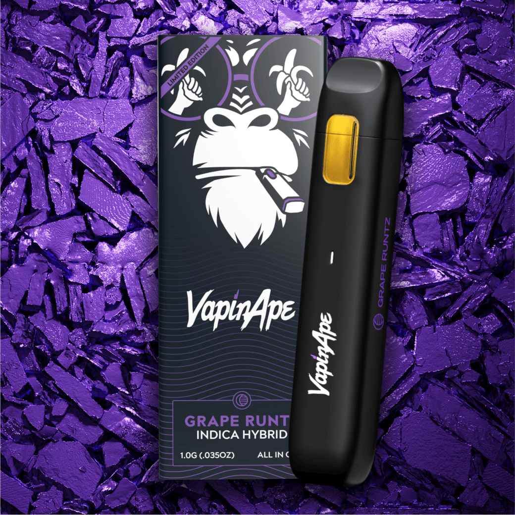 Vapin Ape | Grape Runtz Full Spectrum | Disposable | 1g at Higher Love Cannabis Dispensary Munising
