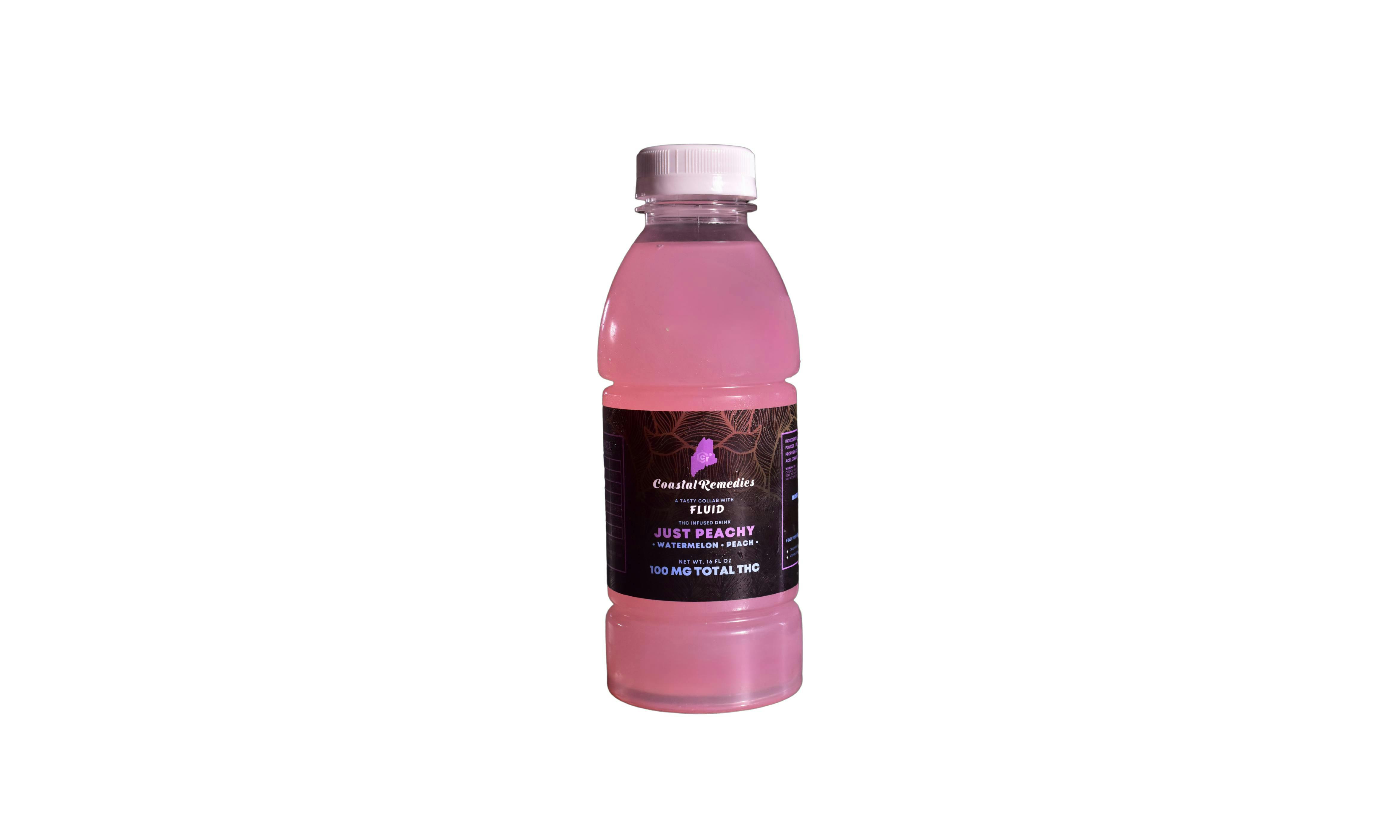 100mg Just Peachy Indica Hash Rosin Drink | Coastal Remedies