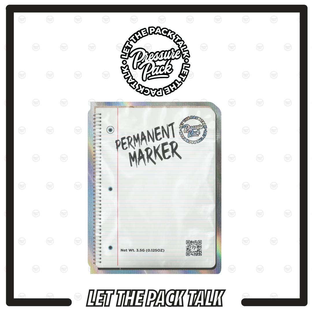 Pressure Pack Permanent Marker Flower 3.5g