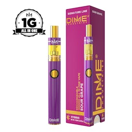 Sour Grape 1000mg All in One Device